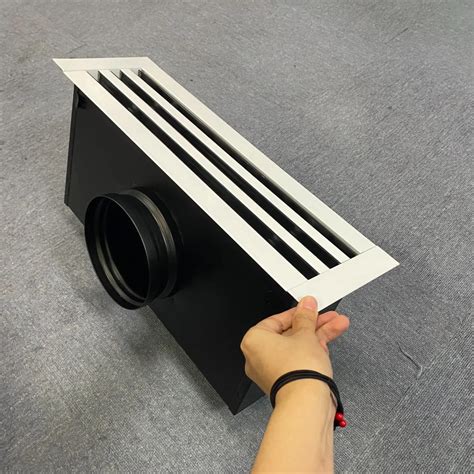 old plenum makes great air distribution box|linear diffuser plenum box.